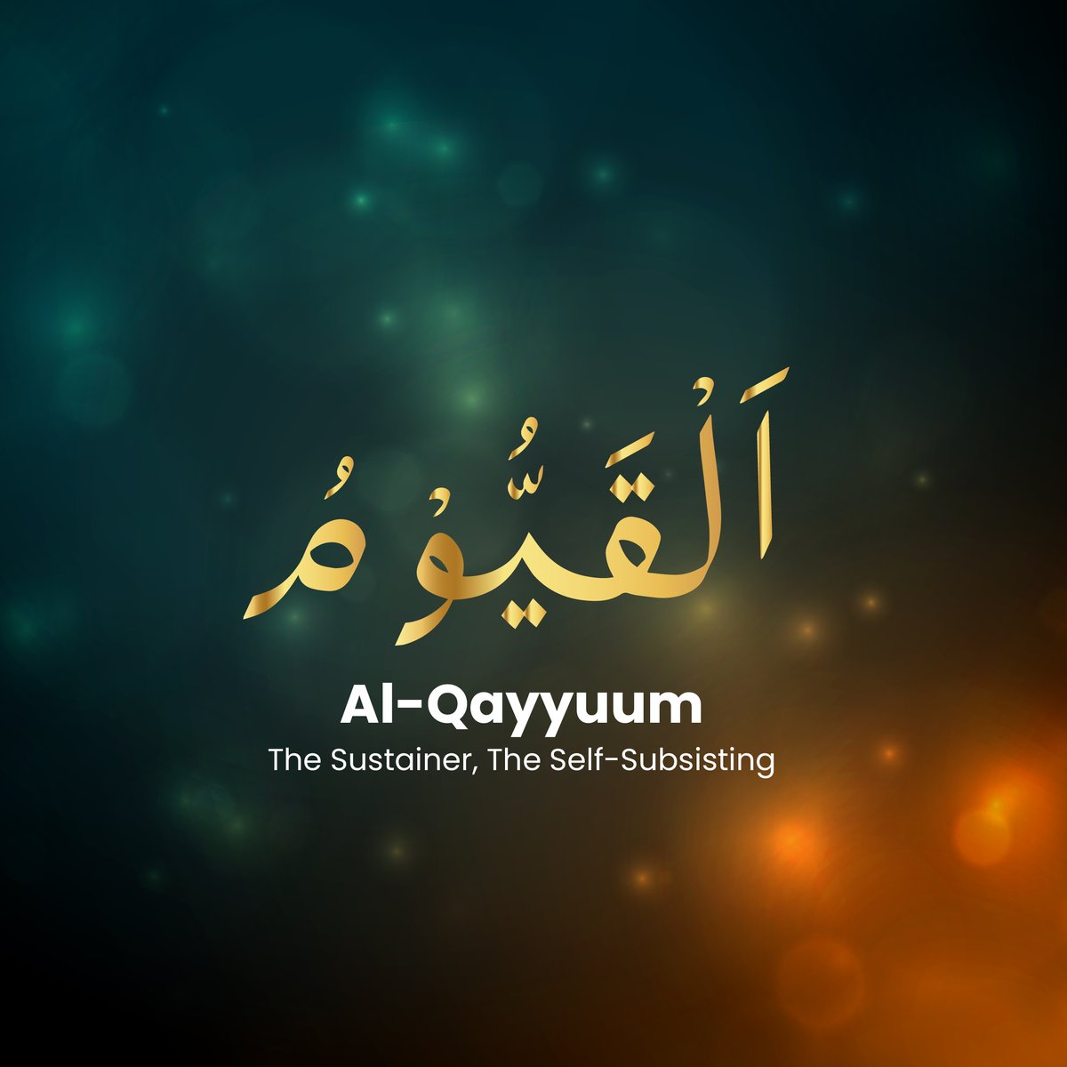 UKIMofficial's tweet image. Al-Qayyum (ٱلْقَيُّوم) — The Self-Sustaining, The Ever-Lasting
Allah is Al-Qayyum, the One who depends on no one, while all of creation depends entirely on Him.
 
🌍  ukim.org

#AlQayyum #TheSelfSustaining #AllahsNames #IslamicReminders #Charity #Sadaqah #Zakat