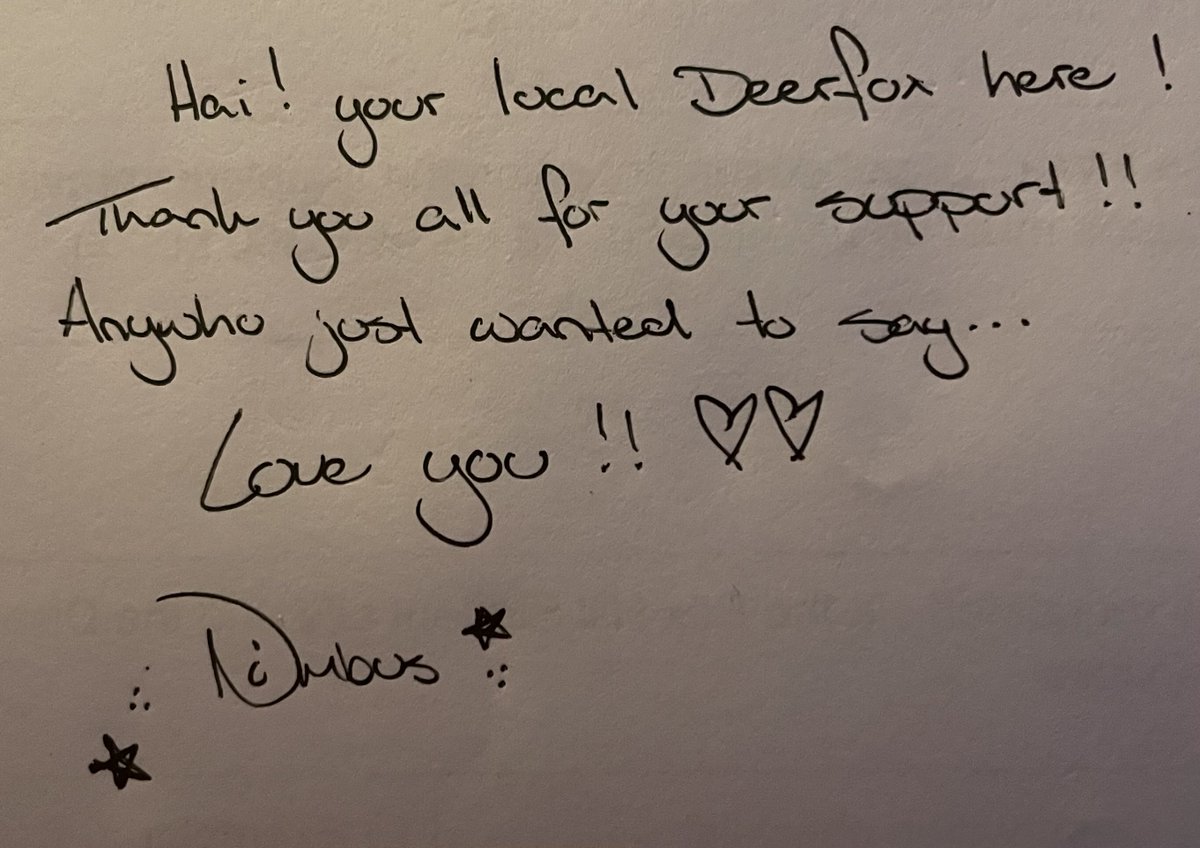 Vtuber vs Handwriting !! 🌟
Oop late as always haha ~