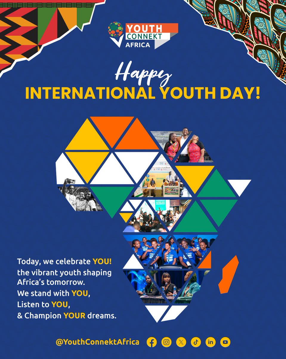 YouthConnektAf's tweet image. This International Youth Day, we celebrate YOU — the heartbeat of all our work. 💛

It’s an honor to have YOU at the center of everything we do, through every moment we Connekt, Engage, &amp;amp; Empower. 

#YouthLeadInnovation #IYD2025