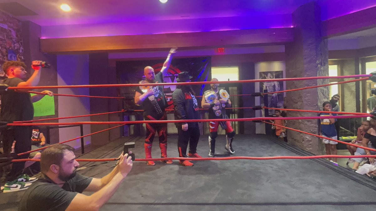 APW game on ended up with END GAME for STK. 4 brothers went to war and one team walked out #ANDNEW