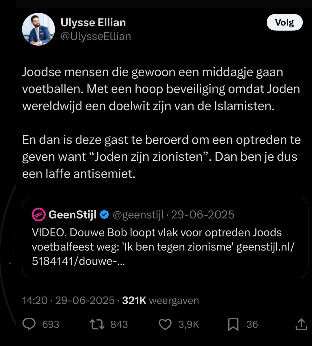 Hee Ulysse Ellian (VVD) en huidige nummer  14 op de kandidatenlijst voor de Tweede Kamerverkiezingen. 

Waarom heb jij deze tweet stilletjes offline gehaald? 

Was er iets verkeerds aan?

Heb je spijt van de tweet?