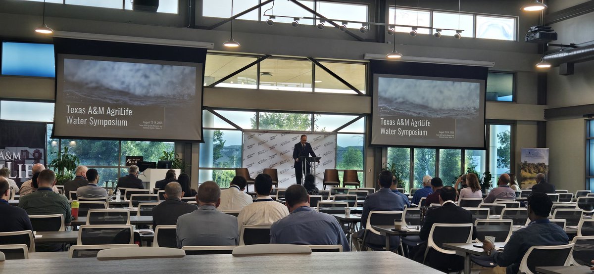 Day One: 2025 Texas A&amp;M AgriLife Water Symposium, hosted by the Texas Water Resources Institute (TWRI) <a href="/AgriLifeDallas/">AgriLifeDallas</a> <a href="/txextension/">Texas A&M AgriLife Extension Service</a>