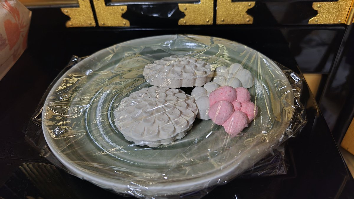 干菓子自作して上供