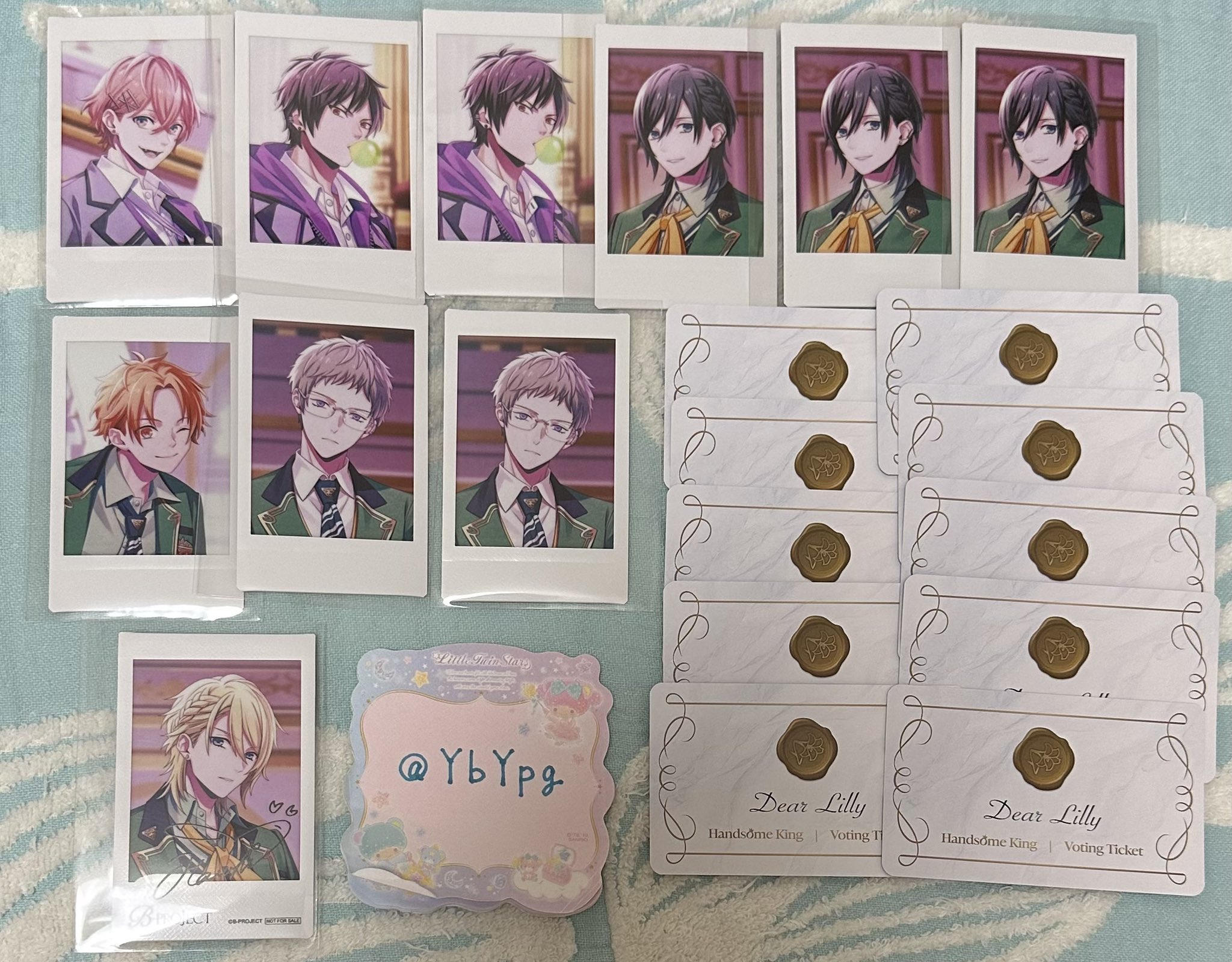 Bプロ　Handsome King　特典　ブロマイド　箔押しサイン入り　金城 sample_badge1.jpg