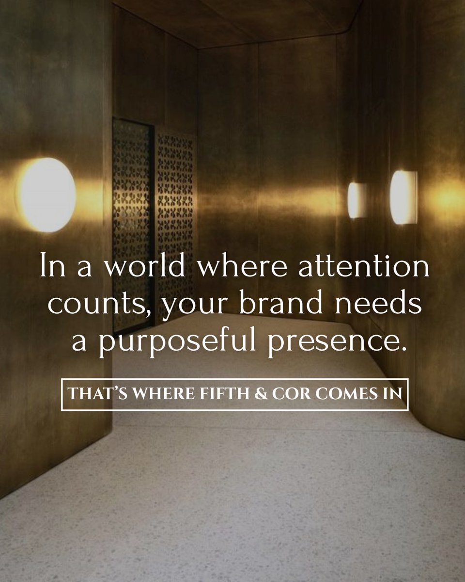Your brand can't afford to blend in. We help brands show up with intention—not louder, but smarter.

#BrandStrategy #CreativeMarketing #ModernBrands #MarketingInnovation #DigitalExcellence