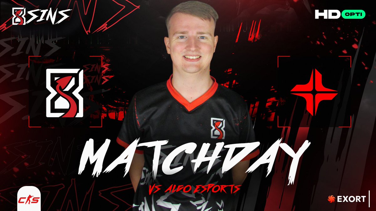 8Sins (@8sinsesports) on Twitter photo First time stepping into Exort and weโve drawn ALGOโฆ letโs hope their algorithm canโt work us out ๐
โ๏ธ | @Esports_Exort Series #15
๐ | <a href="/ALGO_esports/">ALGO Esports</a>
โฐ | ๐ฌ๐ง 16:30 / ๐ช๐บ 17:30
๐บ | twitch .tv/exort_en First time stepping into Exort and weโve drawn ALGOโฆ letโs hope their algorithm canโt work us out ๐
โ๏ธ | @Esports_Exort Series #15
๐ | <a href="/ALGO_esports/">ALGO Esports</a>
โฐ | ๐ฌ๐ง 16:30 / ๐ช๐บ 17:30
๐บ | twitch .tv/exort_en