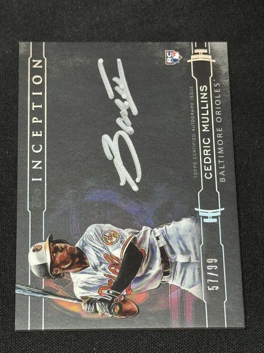 Two cards I forgot to post for sale yesterday.

Santander /50- $75
Mullins /99- $30