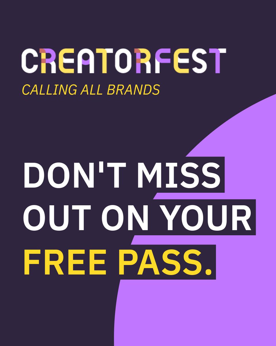 CreatorFest tweet media
