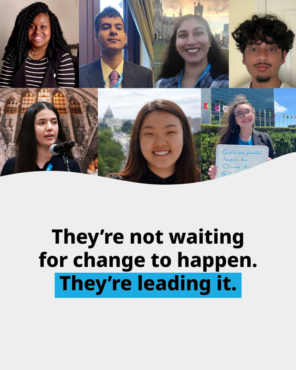 UNICEFCanada's tweet photo. Meet our Youth Advocates—14 incredible young leaders from across the country who are raising their voices &amp; taking action to create a better world #ForEveryChild. Here's what drives them: https://t.co/q35J3gbsiG

#InternationalYouthDay #YouthDay https://t.co/y85l6YxyHZ