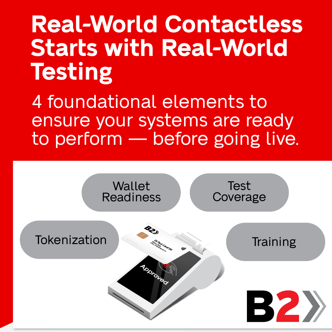 B2Payments's tweet photo. The U.S. Payments Forum just released a deep-dive white paper:
“Leading Practices for Securing Mobile and Contactless Payments”
https://t.co/LsT8FTwpjW

🔗 See how B2 supports secure mobile and contactless testing using the B2 Touchless Test Suite: https://t.co/ultws8UsCp https://t.co/CyvAYATaPw
