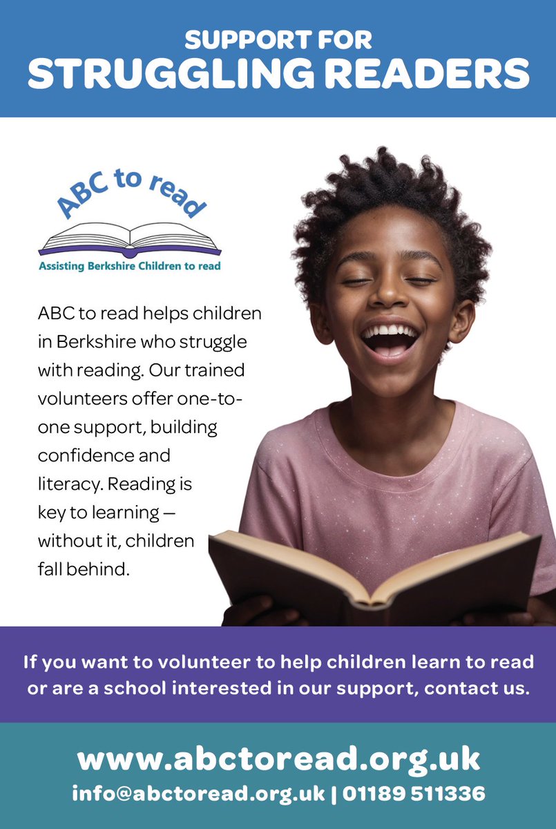 ABC to read (Assisting Berkshire Children) (@abctoread) on Twitter photo 