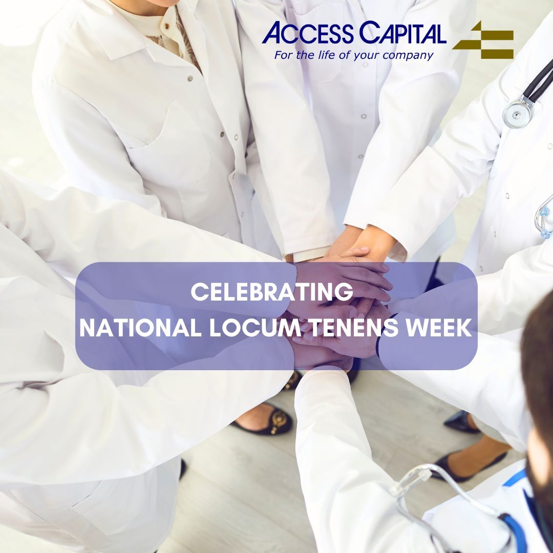 Celebrating National Locum Tenens Week 🩺✨

Here’s to the physicians, advanced practitioners, and staffing teams making a difference every day. Thank you for all that you do

#NationalLocumTenensWeek #StaffingIndustry #LocumTenens #HealthcareStaffing #AccessCapital #ReachHigher