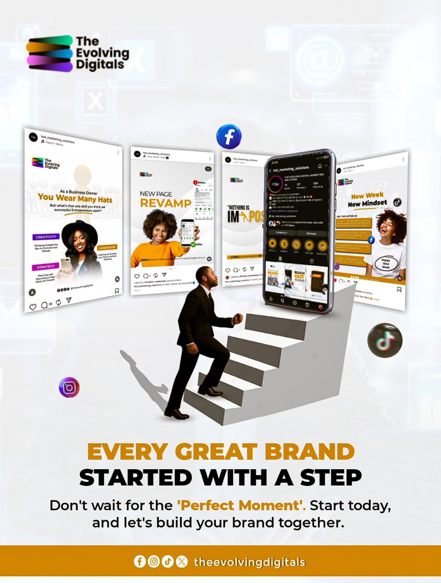 theevolving24's tweet photo. You don’t need to have it all figured out. Start from where you are, and let’s build your business together.🚀✨

#DigitalMarketing #digitalmarketingagency #businessgrowthinitiative #ValeTudo #TheEvolvingDigitals https://t.co/OXGVYb2awE