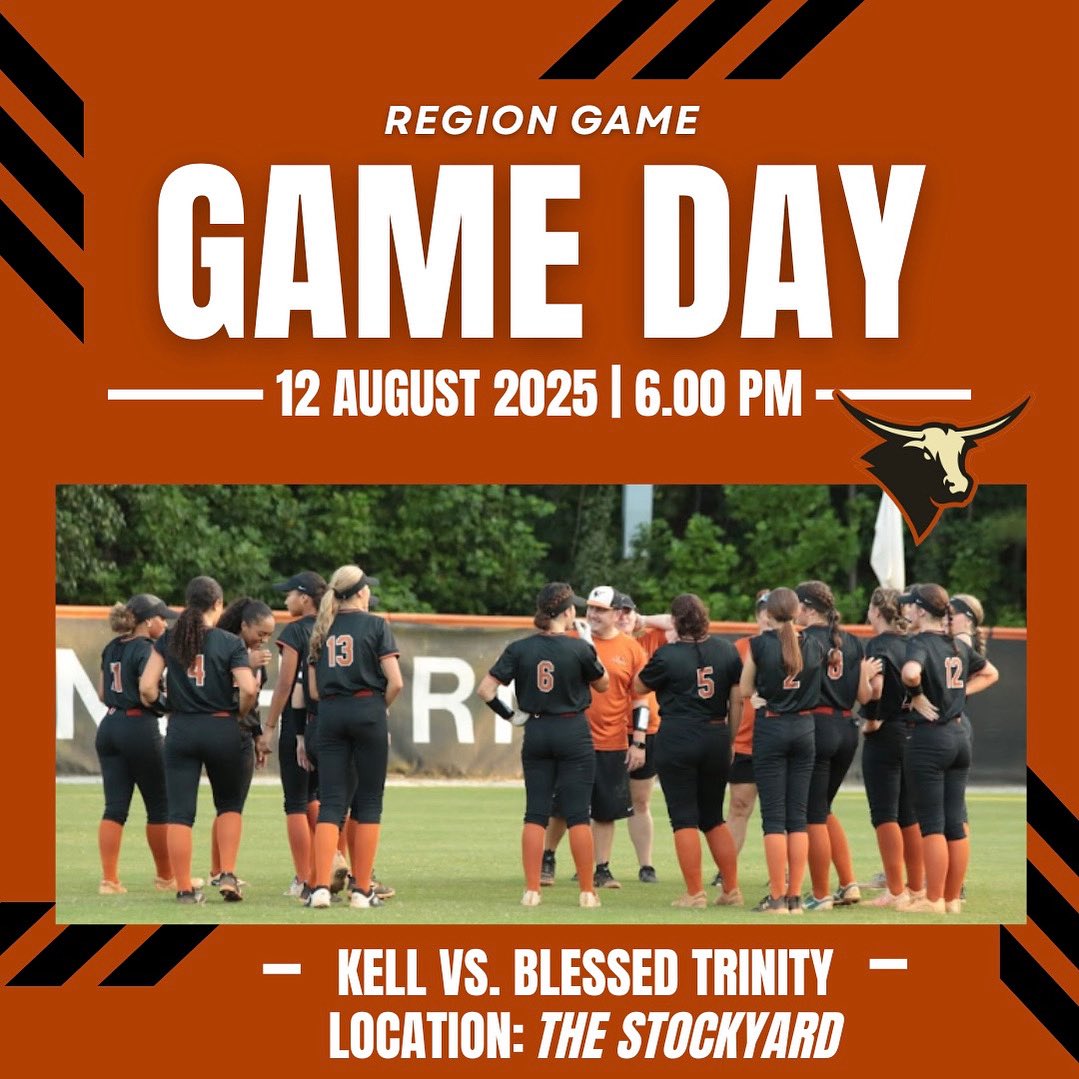 Kell Fastpitch (@kellsoftball) on Twitter photo First region game TODAY at the Stockyard. Come support your Longhorns as they take on Blessed Trinity! First region game TODAY at the Stockyard. Come support your Longhorns as they take on Blessed Trinity!