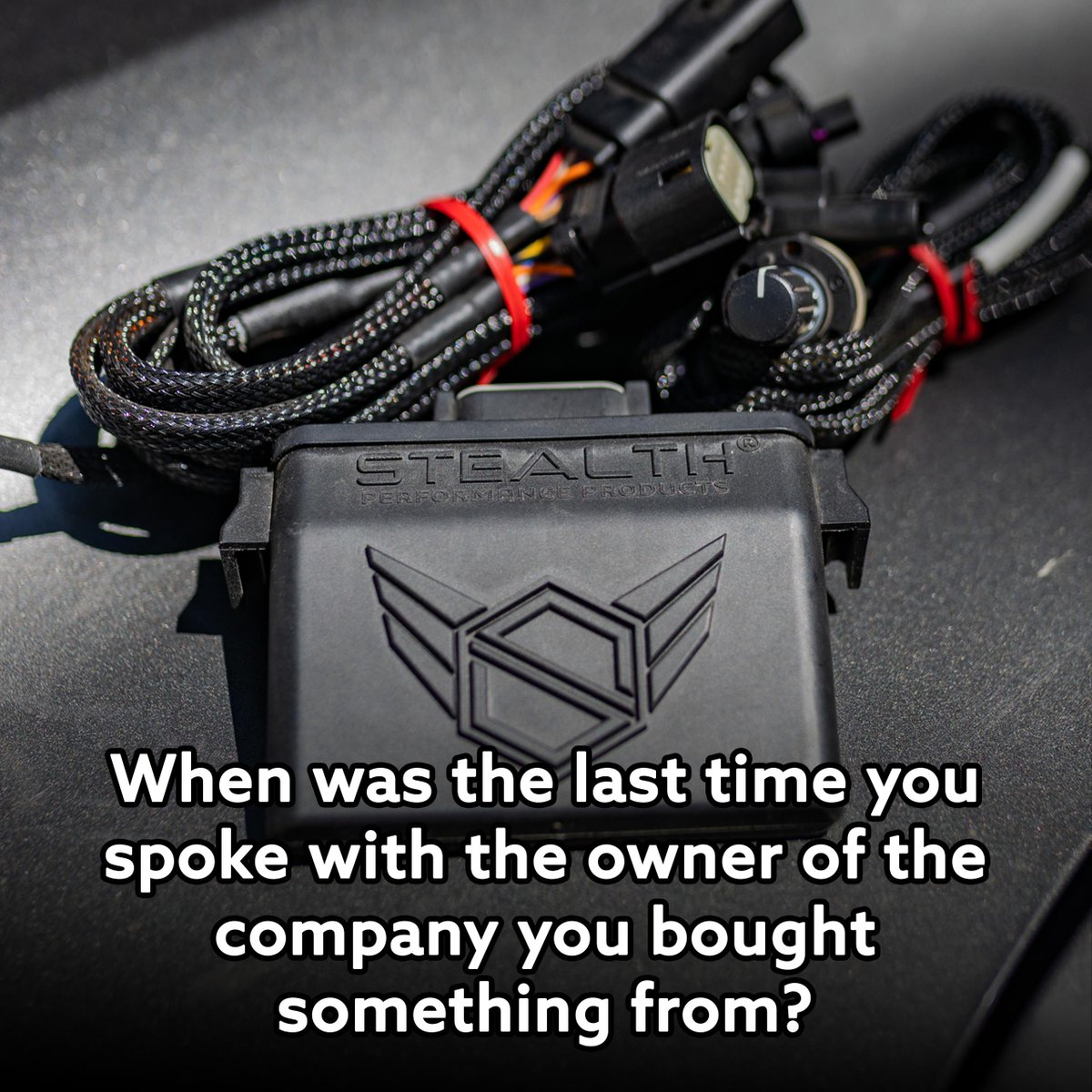 No call centers, just a small team that is dedicated to providing the best products and customer service possible.