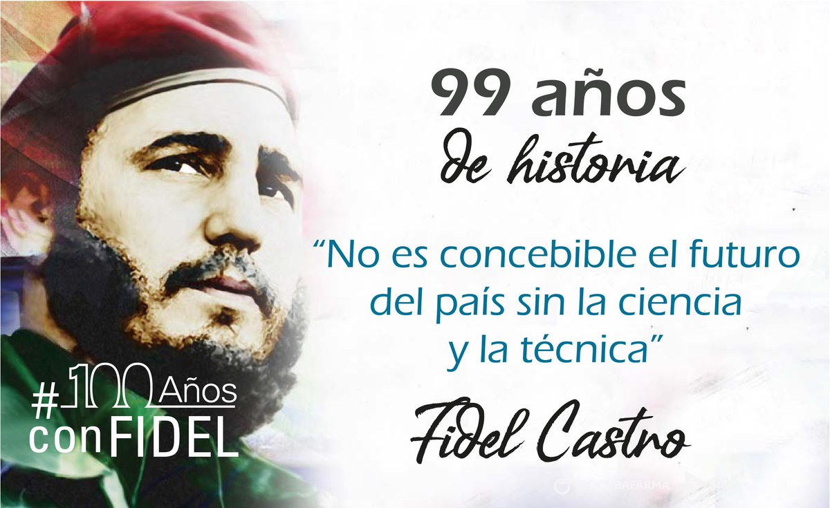 · Fidel tuvo la valentía demostrada y la capacidad para prevenir eventos, tanto en el plano político como en lo científico y lo social, proyectándose siempre en favor de los desposeídos. #100AñosConFidel#CubaPorLaVida #CubaCoopera <a href="/cubacooperaven/">Brigada Médica Cubana en Venezuela</a> <a href="/MINSAPCuba/">Ministerio de Salud Pública de Cuba</a> <a href="/japortalmiranda/">José Angel Portal Miranda</a>