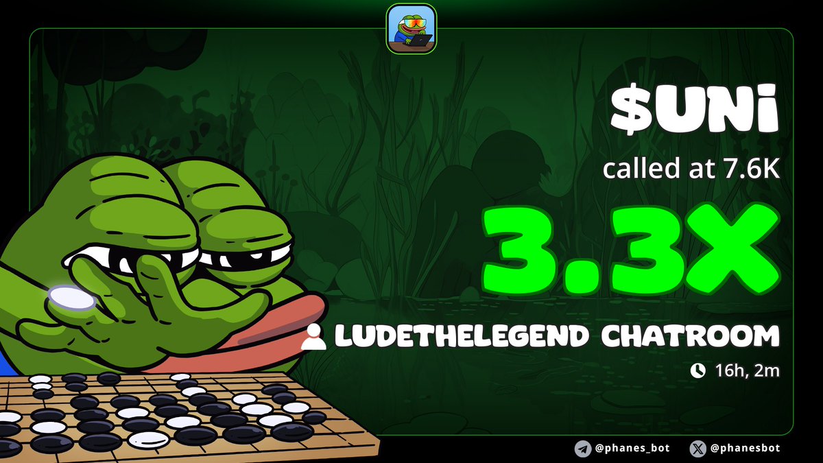 ludethelegend's tweet image. $UNI 
This did 3x
It still has more potentials
Join my Telegram Channel for more 👇🏻
t.me/ludethelegendD…
#spack #uni