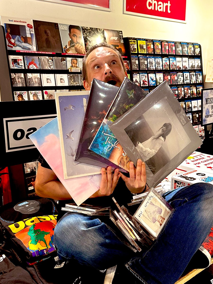If you need to re-listen to all of Taylor Swifts catalogue before the new album drops, we’ve got you! 🥰 #TaylorSwift #Hmv #newrelease #vinyl