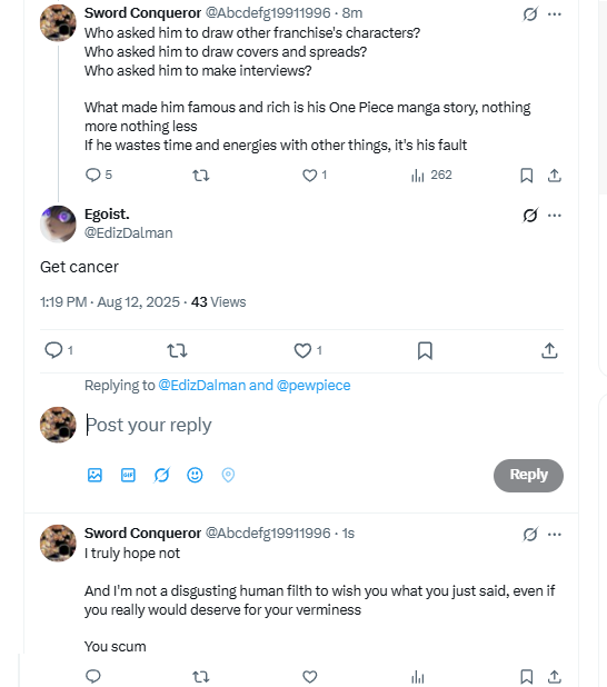 The kind-hearted, open to criticism, very nice fans of #ONEPIECE 

When you dare to disapprove the way the author handles the series

#ONEPIECE1157 #ONEPIECE1157SPOILERS