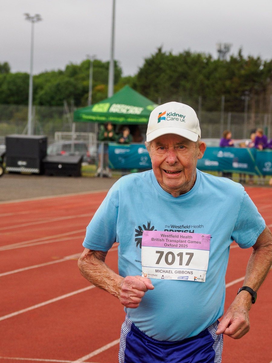 #Bradford patient, Mike Gibbons, 89, is the oldest ‘Team GB’  competitor at the @WTGF1World  Transplant Games starting this weekend in Germany. 
He received a donor kidney from wife, Ann, in 2007. 
Read 👉tinyurl.com/kjsh2bw4

Picture © Richard Hall Photography