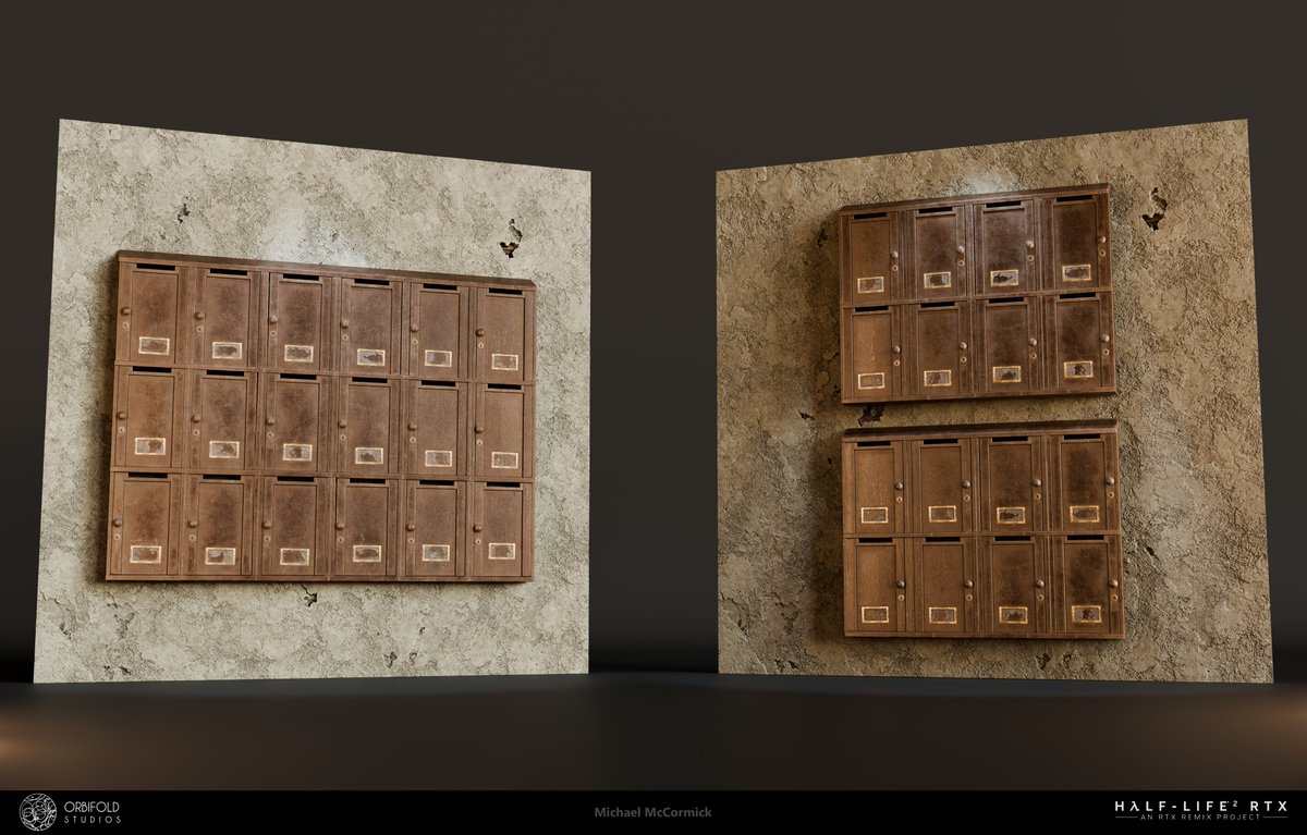 hl2rtxofficial's tweet image. Carrying your luggage off the train and packing it into a postbox - the assets in today's showcase!
In this post, Michael McCormick, and Daniel Mallette!
Send us some mail - in the form of an application on hl2rtx.com!