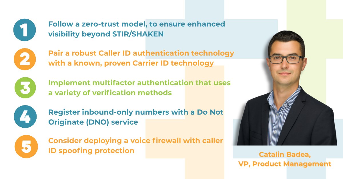 NetNumber's tweet image. Are you doing enough to stop voice spoofing? It’s a growing threat, and there are effective ways to counter it. 

Catalin Badea, VP of Product Management at netnumber, shares 5️⃣ key strategies to strengthen your protection. 

See the list 👇 

#VoiceSecurity #FraudPrevention