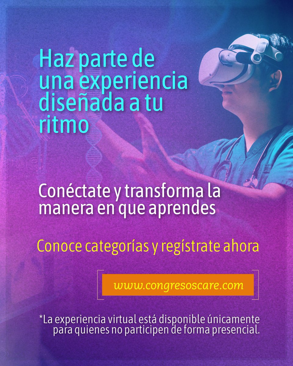 🌎 No importa dónde estés, el #ColAnest2025 va contigo.
Conferencias, interacción con expertos y acceso en vivo o diferido 📲
🔗 congresoscare.com.co/inscripciones/…
