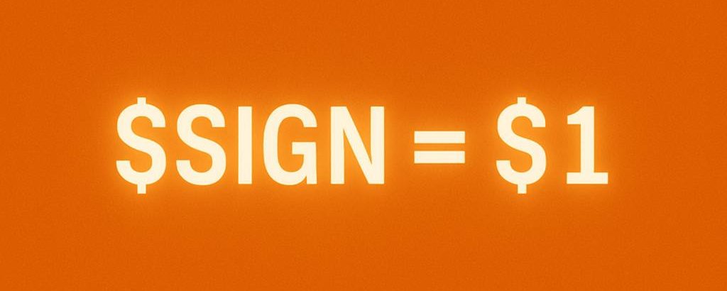 0xbossj's tweet image. SIGN = $1 [ SEE YOU IN 2-3 YEARS ] 🚀🧡🌝

KEEP SEEING SIGNS TODAY. TOMORROW &amp;amp; FOREVER! 

- xoxo, Wizard of Sign 🧙🪄