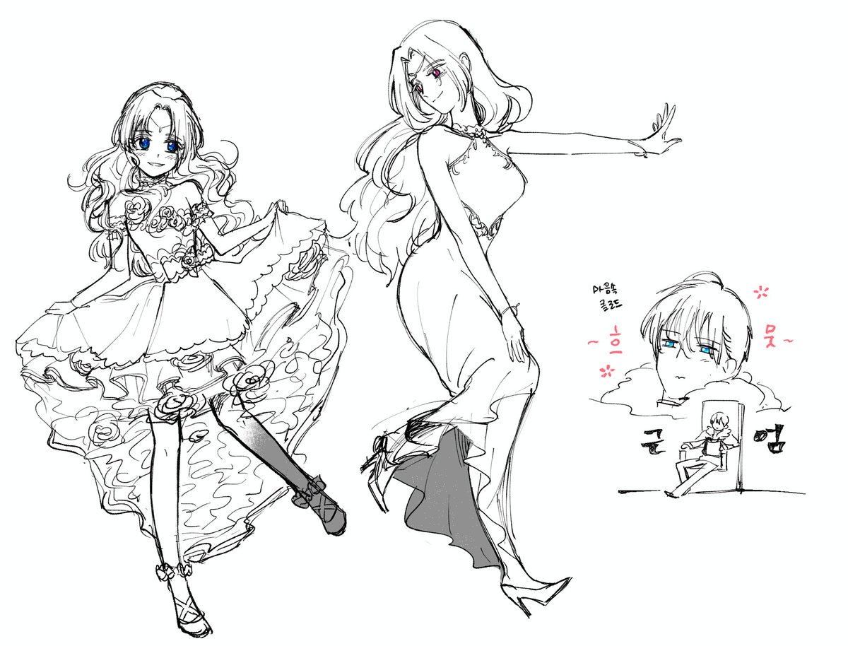 lucathylover's tweet photo. this official art of diana &amp; athy dancing together is adorable 🥹🫶 https://t.co/gUHsitvF5a