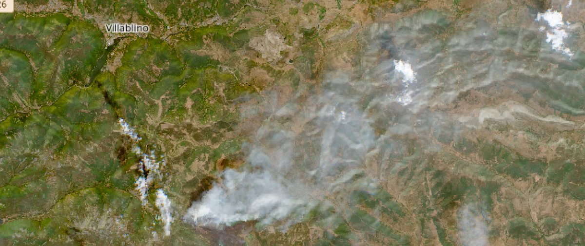 LeonArqNow's tweet image. Así se ve desde @CopernicusECMWF 🛰️ la provincia de León. 👇 
•
Lo que está pasando en EL BIERZO, LA VALDERÍA y OMAÑA está siendo una CATÁSTROFE.
•
Estamos totalmente abandonados.
•
Lo pagaréis, inútiles.