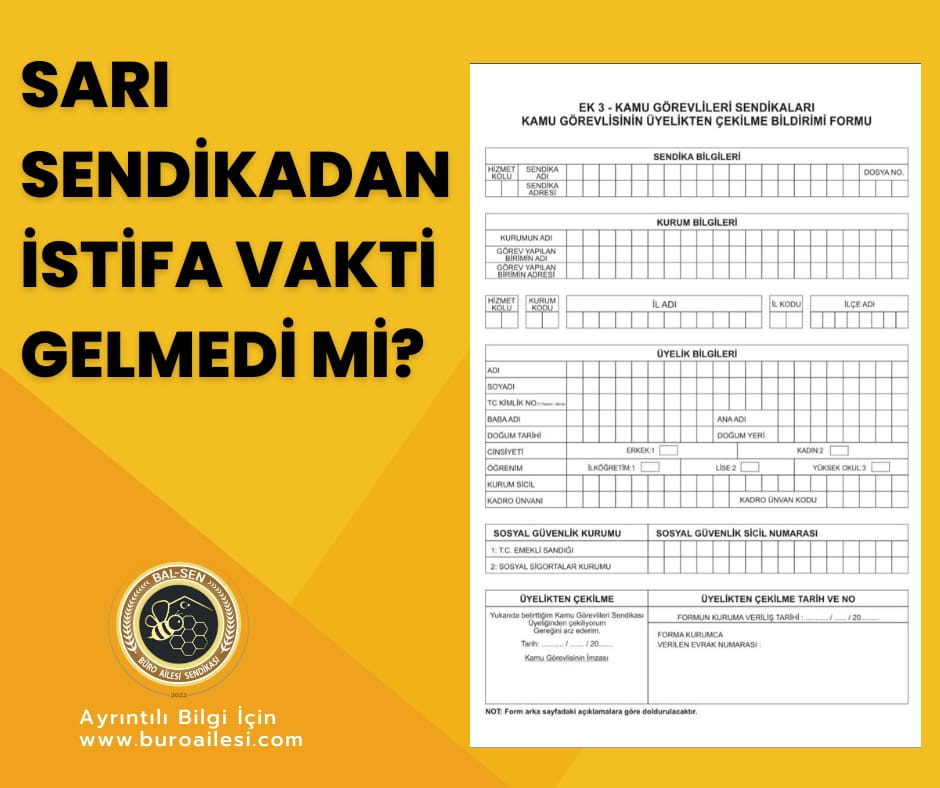 Memur kardeslerim hala bizi sefalete sürükleyen sendikadan istifa etmeyecek misiniz?

#TeklifDeğilSadaka