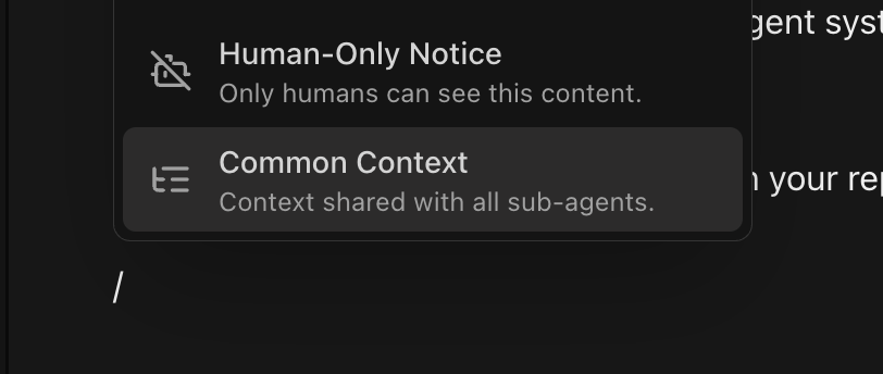 nellydotis's tweet photo. New content type: Common Context

Create a common context that is shared with all sub-agents of an AI agent. It's for example used by the Crypto Analyst agent to make sure all its sub-agents provide sources.

Download the latest version of Nelly to try it out for yourself! https://t.co/fetsYP5pmD