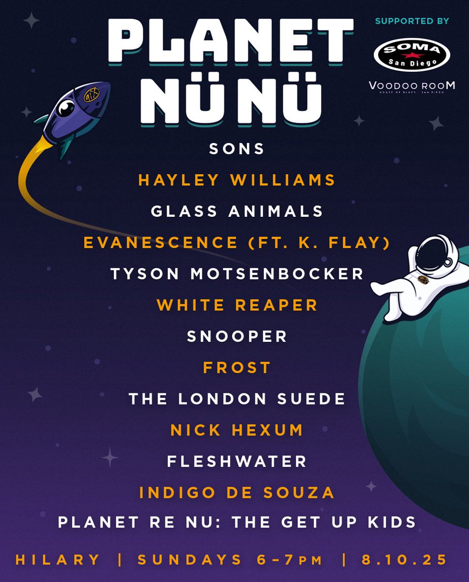 91X is ready for lift off—first stop… planet nü nü! 🚀  join @Hilahil sunday nights at 6pm for an hour of brand new music exploration. it’s science! sorta. 🛸