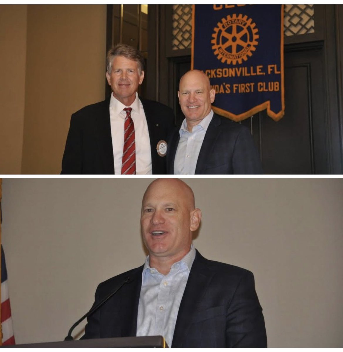 Nick Howland (@nickhowland15) on Twitter photo Enjoyed talking about (1) tax relief for Jacksonville families and (2) the great potential for Aerospace and Defense growth at Cecil Field with the <a href="/Rotary/">Rotary International</a> Club of Jacksonville yesterday!
Those topics might seem different but are in fact very similar. Both attract businesses, Enjoyed talking about (1) tax relief for Jacksonville families and (2) the great potential for Aerospace and Defense growth at Cecil Field with the <a href="/Rotary/">Rotary International</a> Club of Jacksonville yesterday!
Those topics might seem different but are in fact very similar. Both attract businesses,