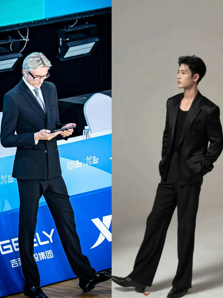 ว่าล่ะชาวเน็ตต้องจับเซียวจ้านเทียบกับคุณ Sergey Sinkins นตซ.จีรบอกของดีจากจีรก็ไม่แพ้ต่างชาติค่าา😎 5555

คุณเขาเป็นกรรมการแข่งลาตินแดนซ์ World Games 2025 ที่เฉิงตู กำลังเป็นไรวัลในจีรเลย ดังมาก บอกหุ่นยังกะรูปปั้นกรีกเดินได้ ความโมเดล ความเอเลแกนซ์ ถูกขนานนามว่า Mr Ferrari เลย