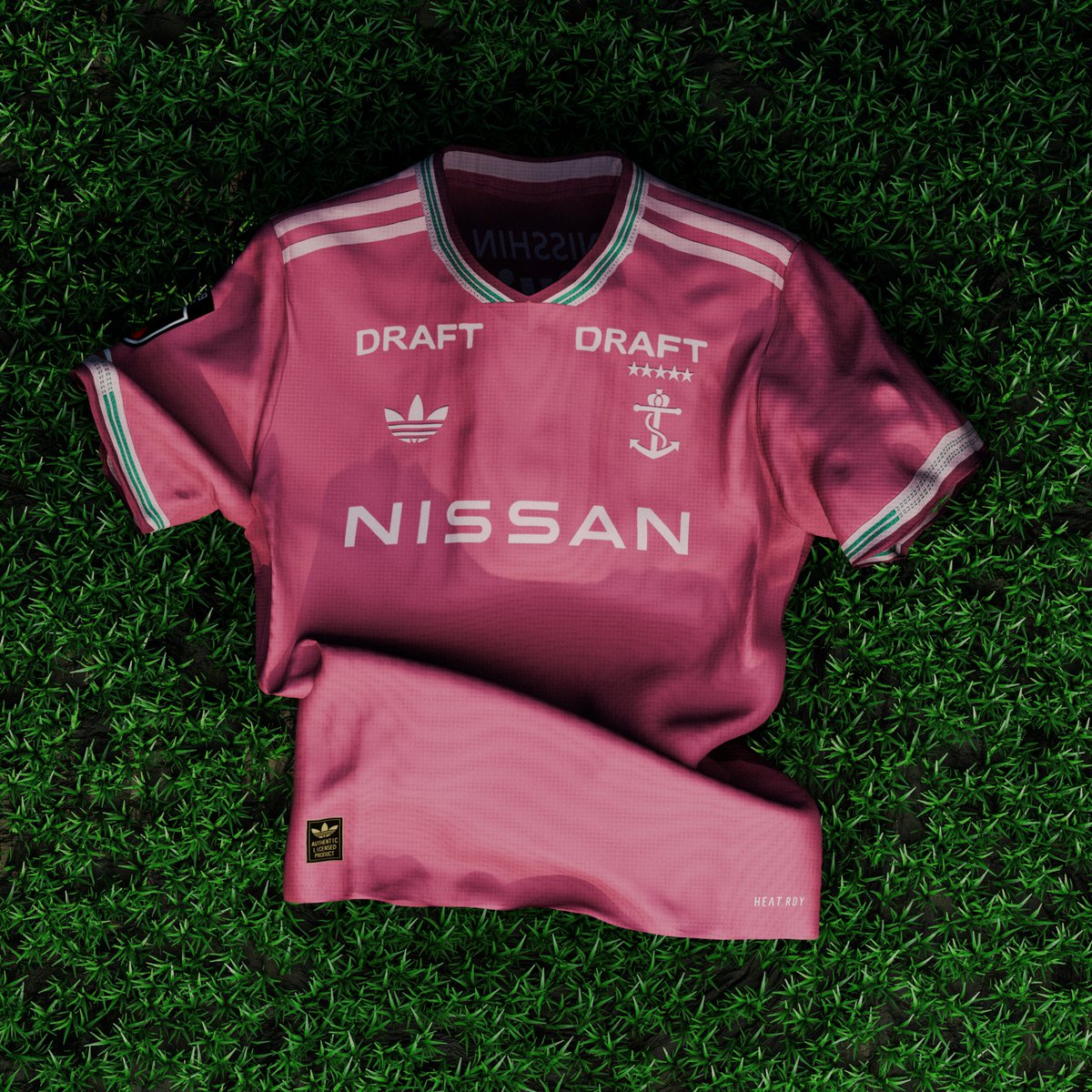 [Concept kit]
マリノスがElite Teamだったら、サードキットがリリースされていたのにという妄想。

というわけで、市花のバラモチーフでピンクユニ。
2016のユニが懐かしい。

#横浜F・マリノス 
#Conceptkit