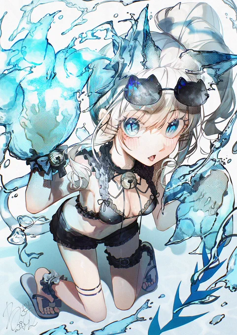 水魔のネコミミギャル