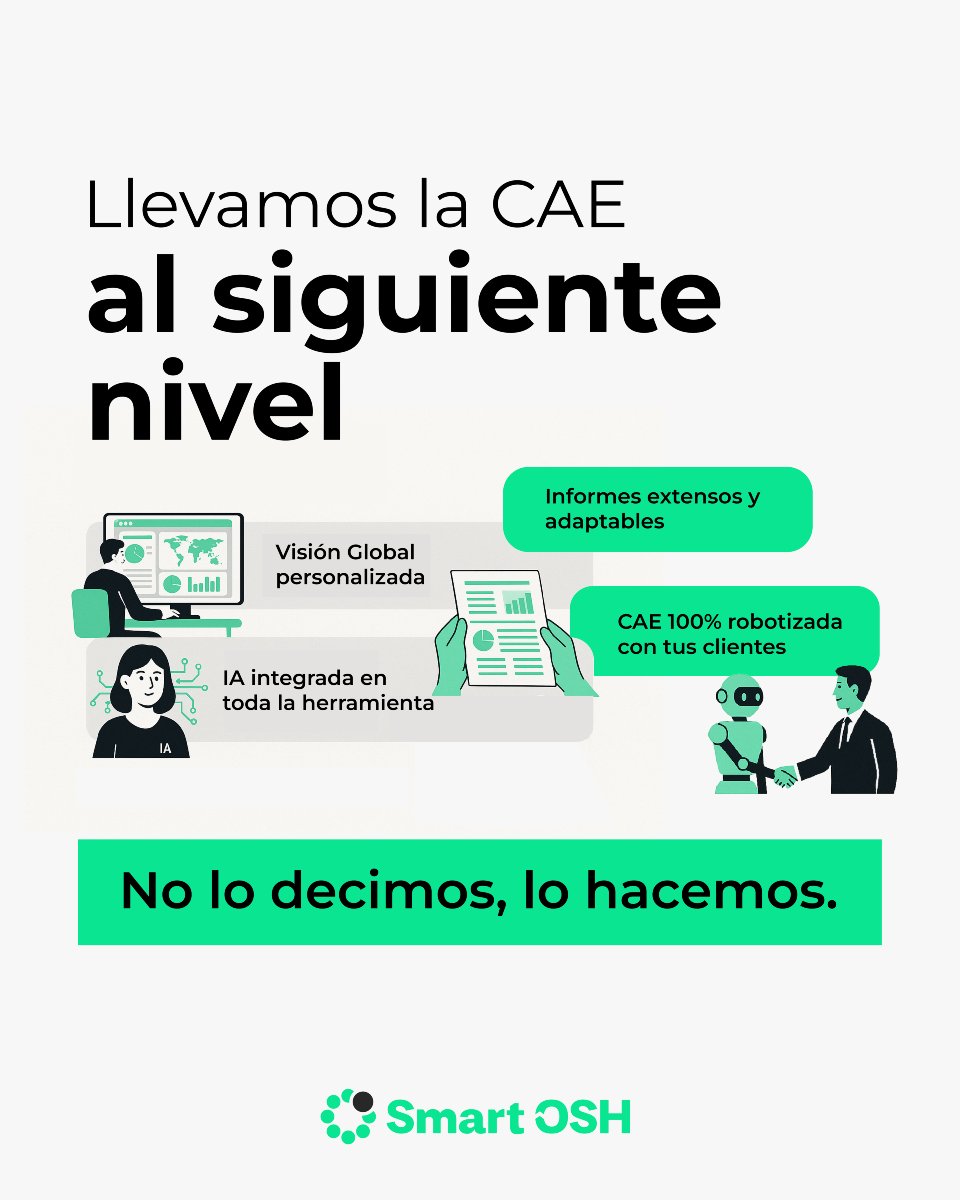 PrevenControl's tweet image. Con Smart OSH gestionarás la CAE como nunca antes lo habías hecho:

No lo decimos, lo hacemos.

¿Y cómo lo hacemos? ¡¡Muy pronto te lo vamos a enseñar!!