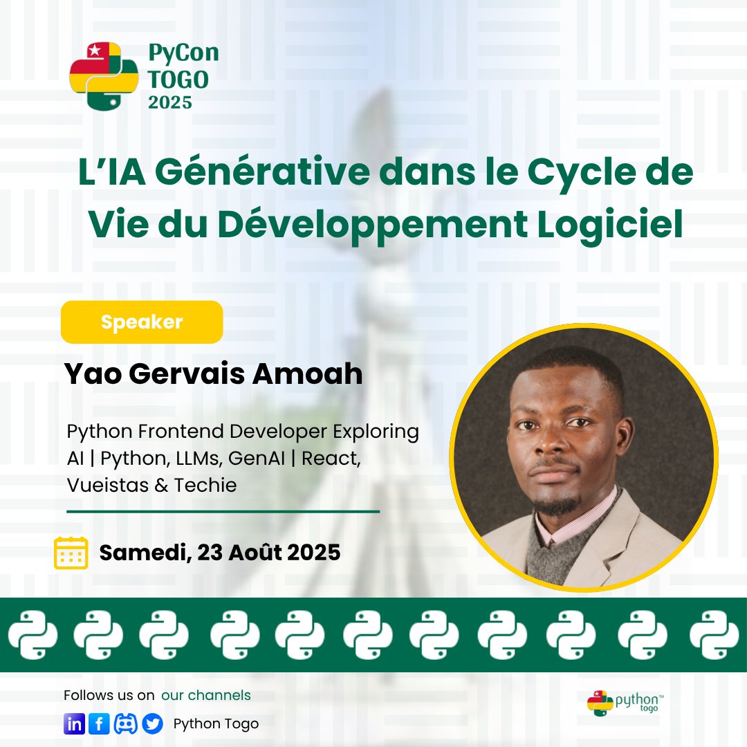 PyCon Togo tweet media