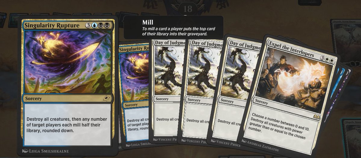Senpaivila's tweet photo. How funny can it be to play #mtgeoe when there are people that simply want to waste your time non stop playing this decks https://t.co/y8qyDSpMII
