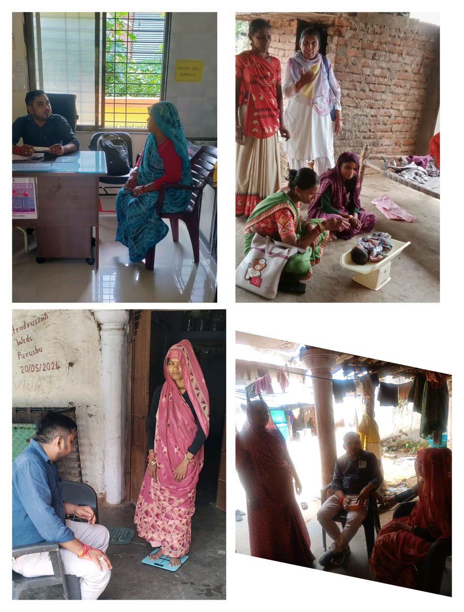 આજ ની ઓપીડી,સગર્ભા,ધાત્રીમતા,અને નવજાતશિશુ ની અમૃતપાન અંતર્ગત તપાસ અને ટીબી દરદી ની મુલાકાત લઈ વજન .બીપી.DM,SPO2 તપાસવા માં આવ્યું આરોગ્યલક્ષી સલાહ આપવામાં આવી આ.આ. મ ગારુડી મોડાસા