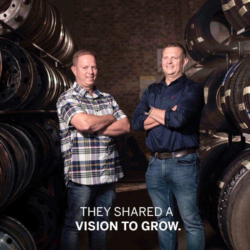 SB_BusinessZA's tweet photo. From one truck to a national fleet, Jacobs Transport’s growth shows what’s possible with determination and the right partner by your side.
