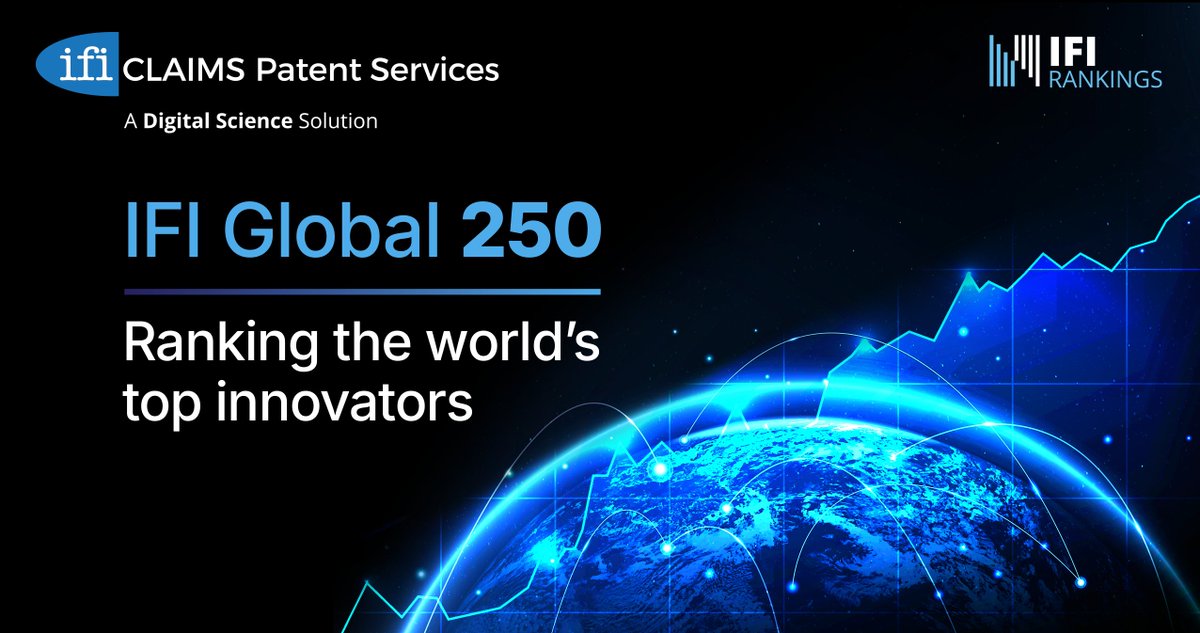 With IFI CLAIMS’ annual Global 250, family matters. The #patent family, that is. Our long-anticipated annual ranking measures the number of active patent families that a single company has at a given point in time. Explore IFI’s Global 250 here: ificlaims.com/rankings/globa…