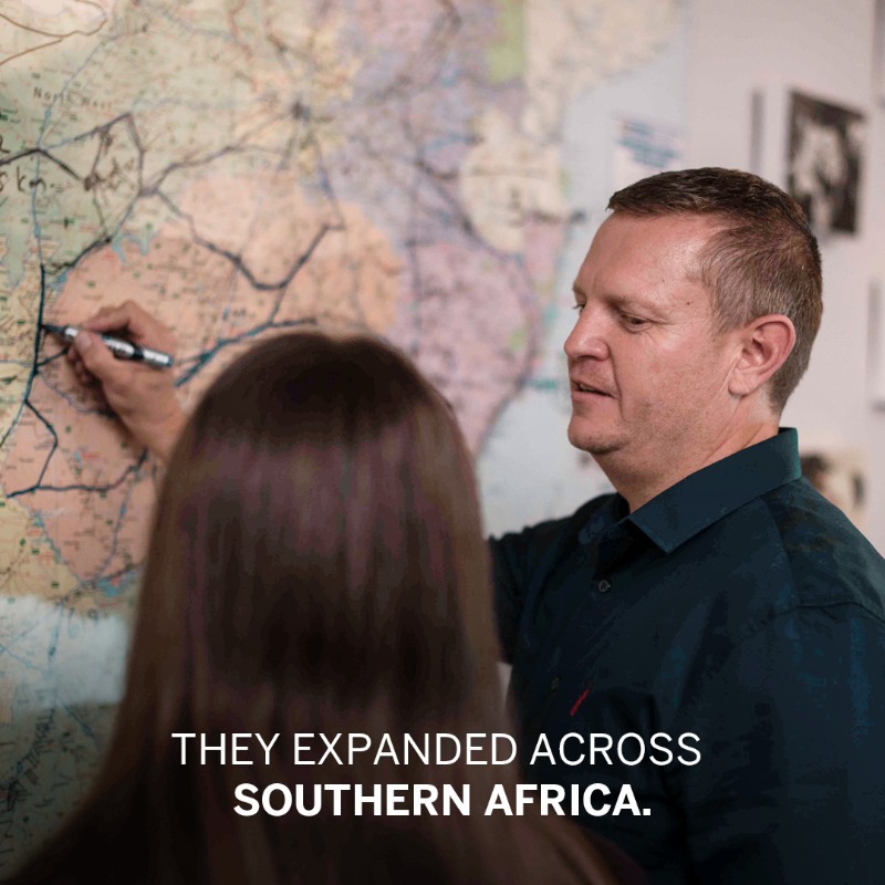 SB_BusinessZA's tweet photo. From one truck to a national fleet, Jacobs Transport’s growth shows what’s possible with determination and the right partner by your side.