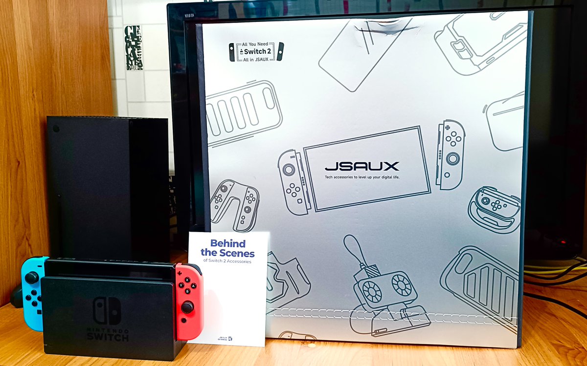 dart_emugamer's tweet image. I’m excited to share that I’ve started the partnership with @jsauxofficial .  The company, known for its high-quality gaming-console accessories, sent me this awesome gift: a huge bundle you could call “Everything you need for Switch 2.” 😀💚