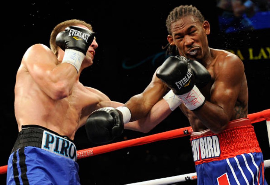 HEAVY HANDS-
A photo of Daniel Jacobs (20-0) feeling the effects of a jolting uppercut from the well versed Dmitry Pirog (16-0) during their 2010 WBO world middleweight title fight.
#boxing #history
