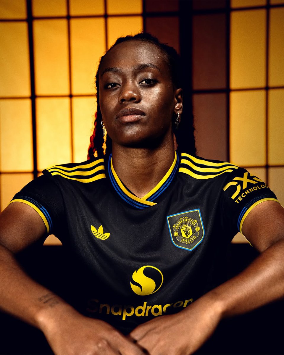 brfootball's tweet image. Man Utd&apos;s third kit is here ⚫🟡