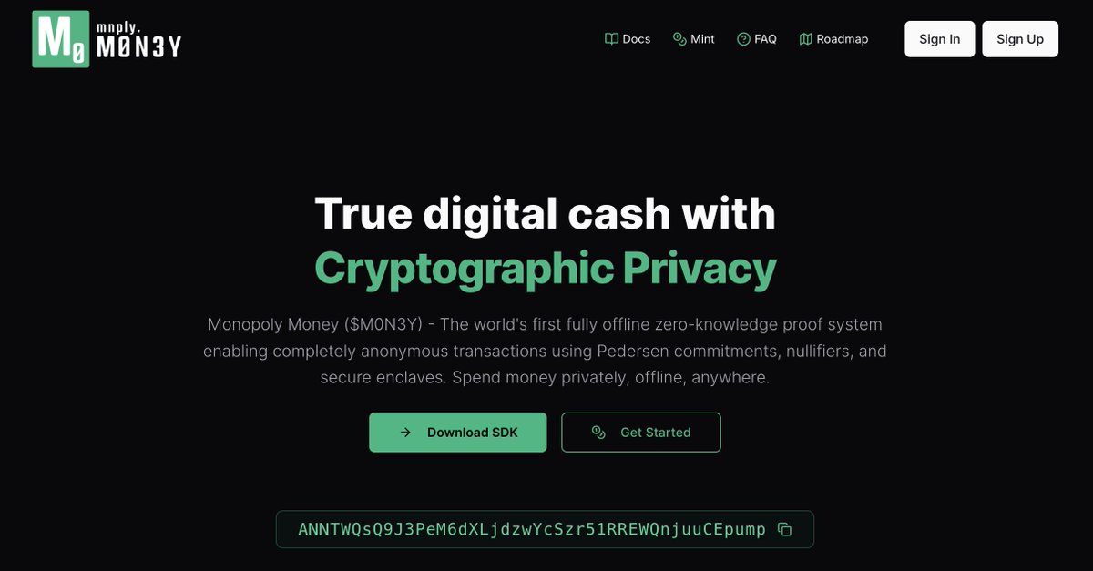 Fear the cult built around a good utility. They'll hold and push it like the next BTC, add to their positions, and get their families in. The space needs less gambling and more of this. 

#M0N3Y will send for that same reason (among others). Last time we saw this, we rode it from