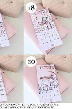 Organize childcare expenses with this aesthetic A6 savings challenge card, featuring floral illustrations. Handmade on premium paper, is compatible with A6 binders. Finely spaced for mindful savings. pinterest.com/pin/9964221050…