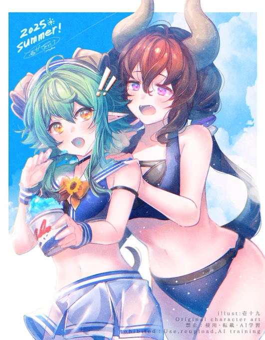 角娘s summer! #創作 #Original #OC